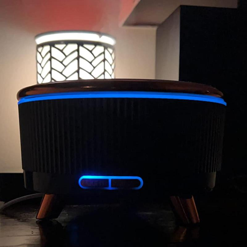 Ultrasonic Aromatherapy Diffuser, 500Ml Capacity Flavored Air Diffuser, 7 Colors Changing Air Desktop Humidifier, Essential Oils Diffuser