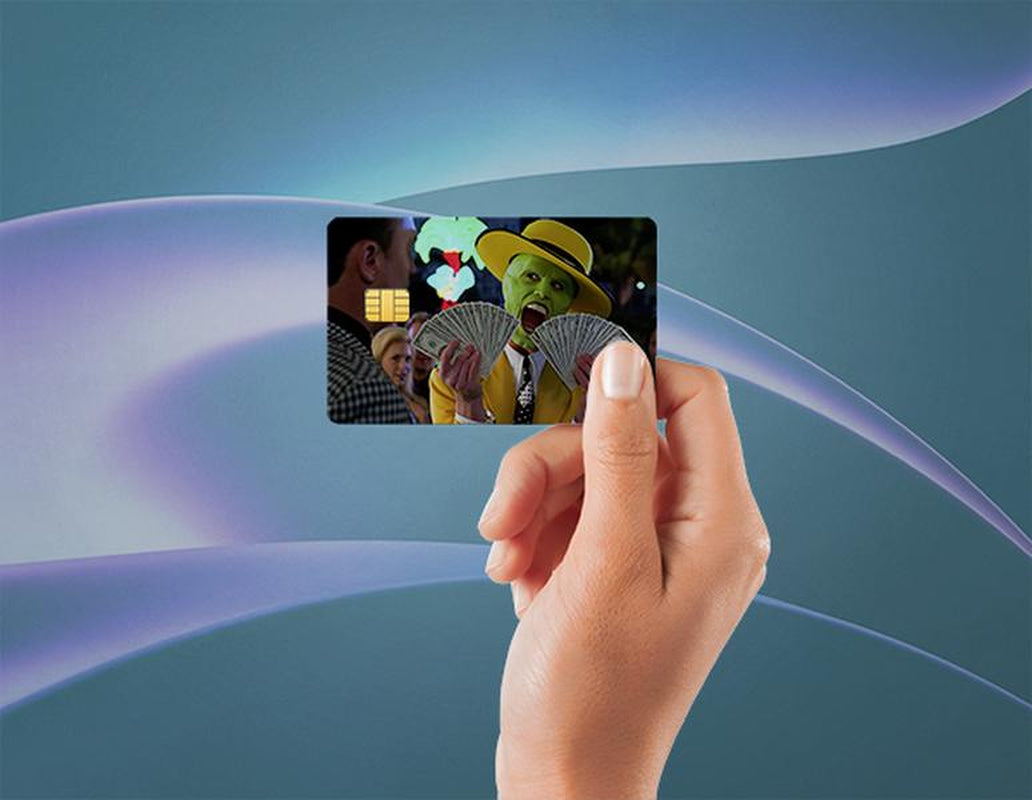 The Mask (CASH) Debit Card Skin/Sticker - High Quality Vinyl for Customization and Personalization