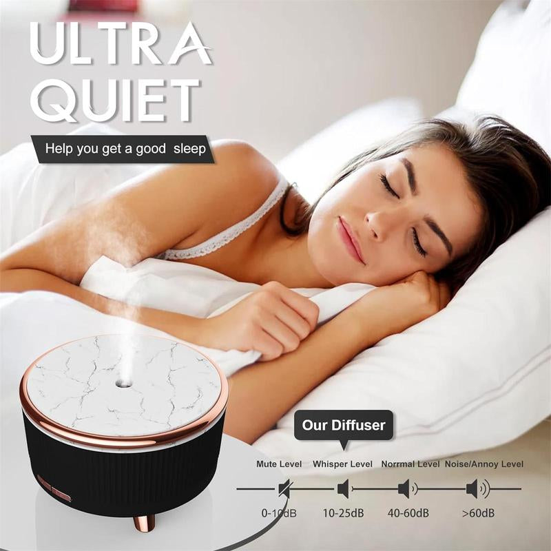 Ultrasonic Aromatherapy Diffuser, 500Ml Capacity Flavored Air Diffuser, 7 Colors Changing Air Desktop Humidifier, Essential Oils Diffuser