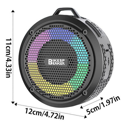 PEYOU IPX7 Speaker Bluetooth 360° Stereo Surround Sound Rich Bass Suitable for Outdoor/Beach/Travel/Pool. All Bluetooth Devices Available